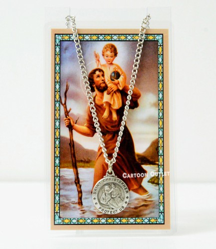 Christopher medal necklace - christopher,